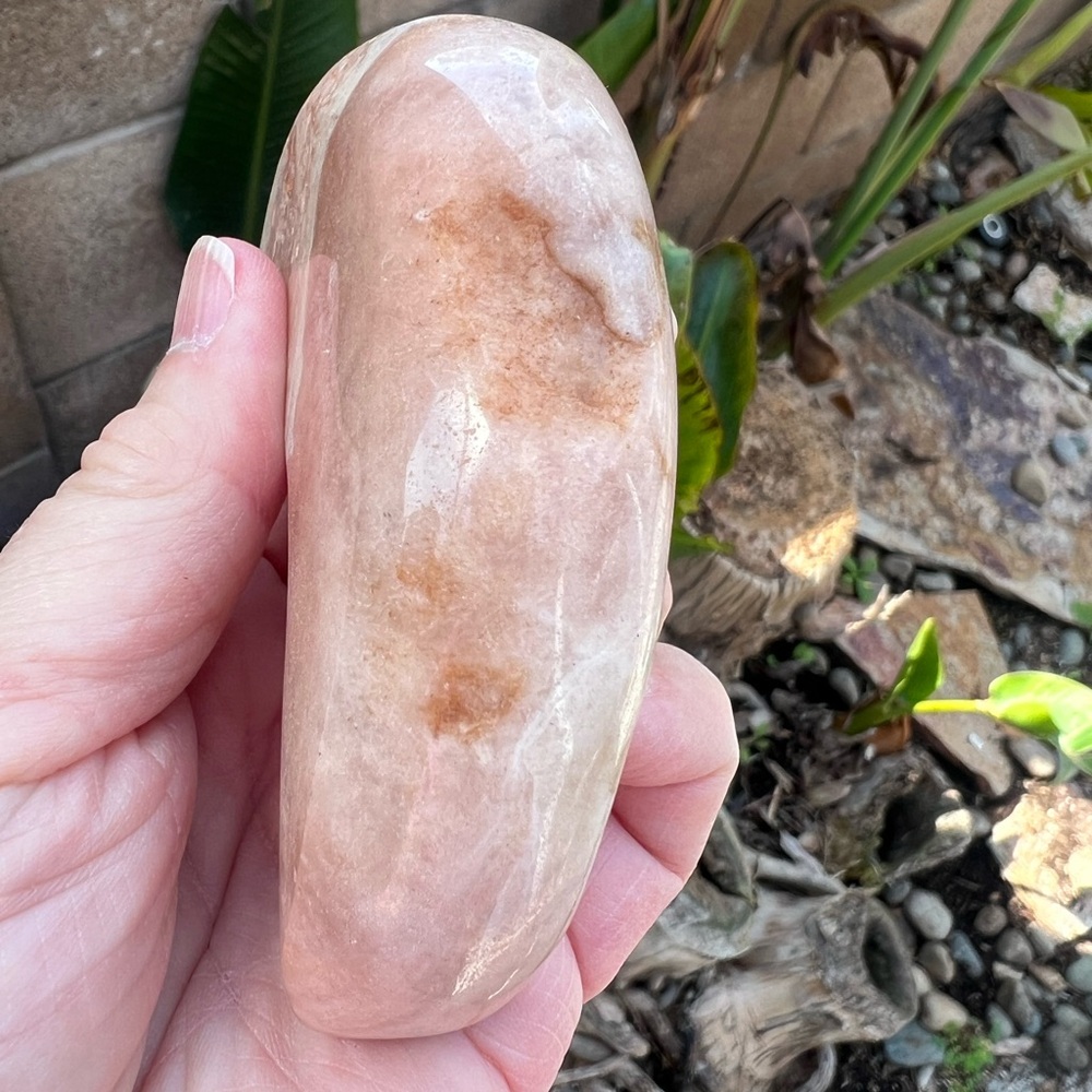 Pink Amethyst Druzy Small Moon - Picture 7 of 10